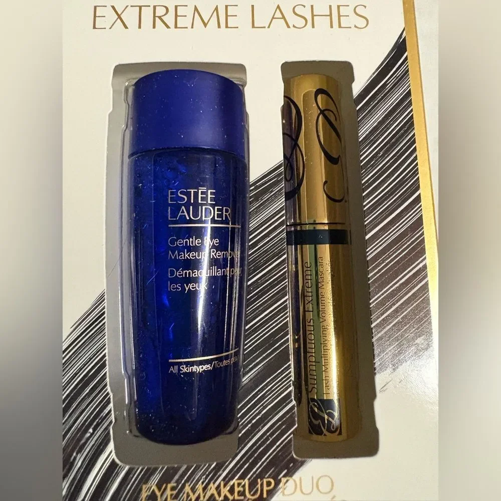 Estee Lauder Extreme Lashes Mascara Duo -‎ Blue and Gold